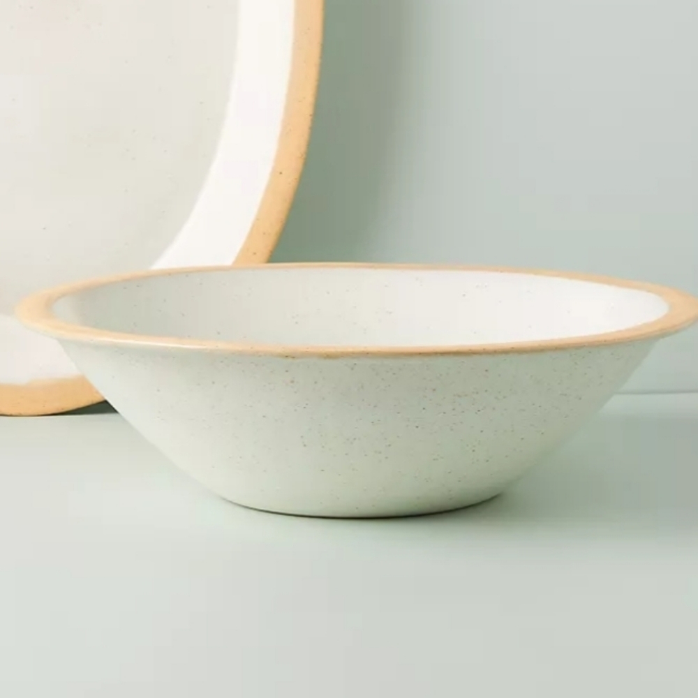 Anthropologie Louisa Serving Bowl - ivory - Picture 4 of 6